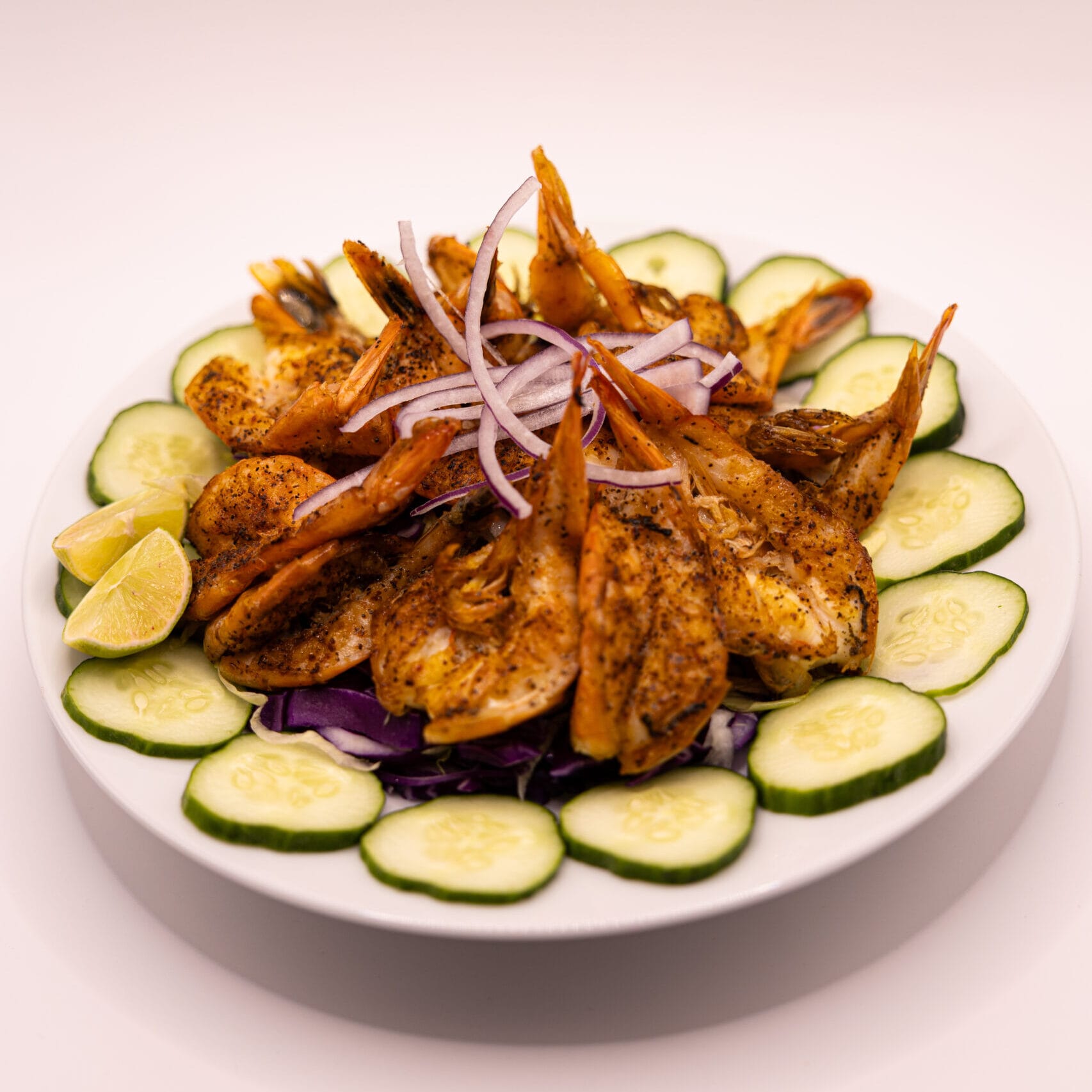 Botana de Camarones a la Plancha