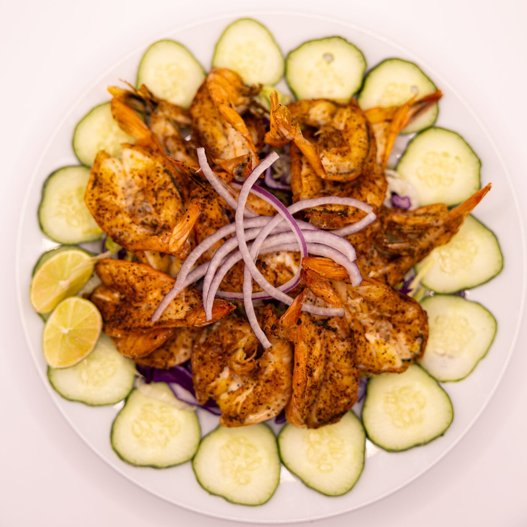 Botana de Camarones a la Plancha