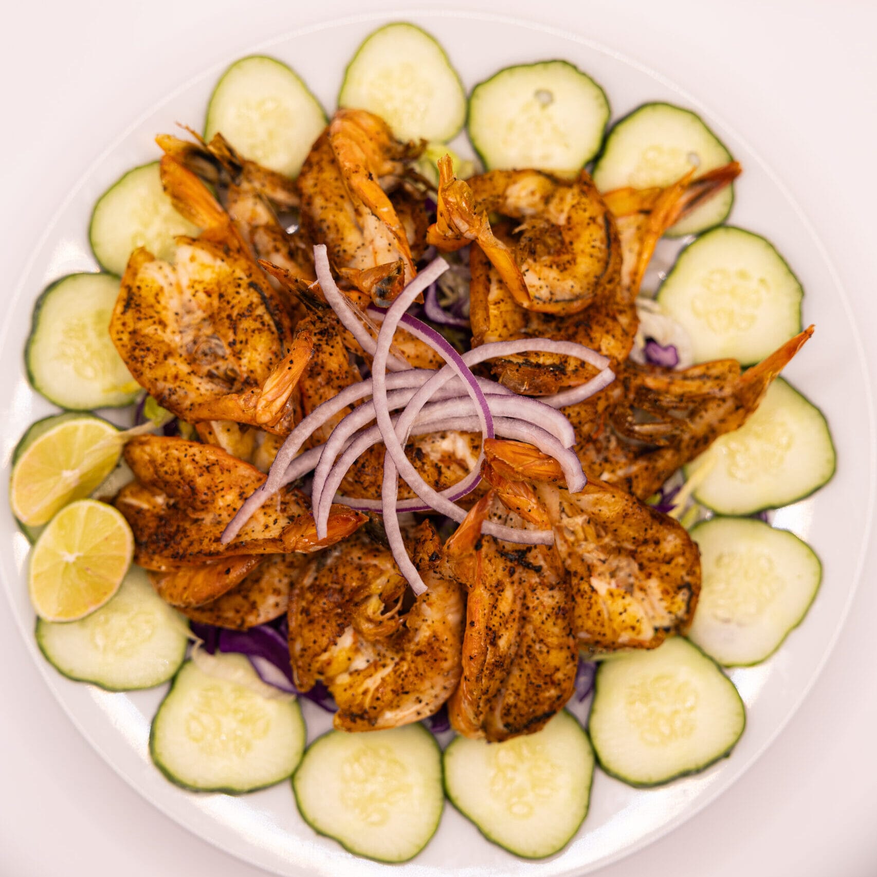 Botana de Camarones a la Plancha